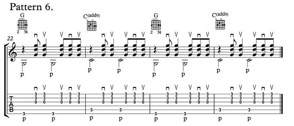 Fingerstyle rhythm 6